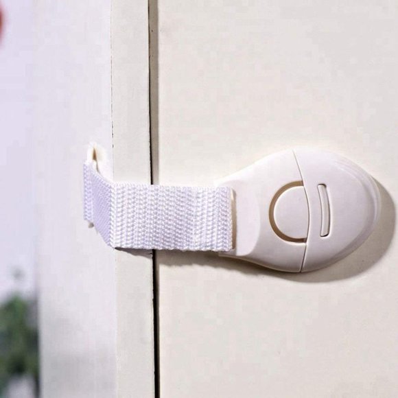 Child Infant Baby Safety Lock Latch Cupboard Cabinet Door Drawers Child Safety L - Picture 5 of 11